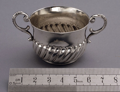 Miniature Antique Silver Porringer